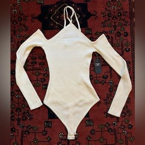NWT Abercrombie and Fitch Sweater Halter Bodysuit